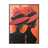 African American Artful Decor Gift. Gallery Canvas Wraps, Vertical Frame, Elegance in Silhouette,