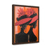 African American Artful Decor Gift. Gallery Canvas Wraps, Vertical Frame, Elegance in Silhouette,