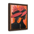 African American Artful Decor Gift. Gallery Canvas Wraps, Vertical Frame, Elegance in Silhouette,