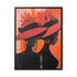 African American Artful Decor Gift. Gallery Canvas Wraps, Vertical Frame, Elegance in Silhouette,