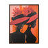 African American Artful Decor Gift. Gallery Canvas Wraps, Vertical Frame, Elegance in Silhouette,