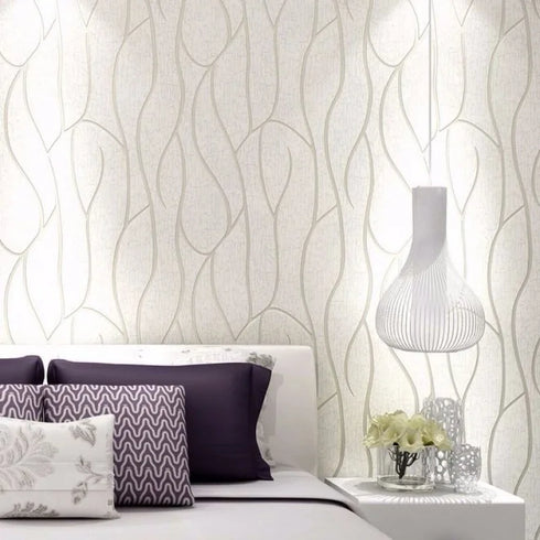 Non-woven Moisture-proof Bedroom Background Wallpaper