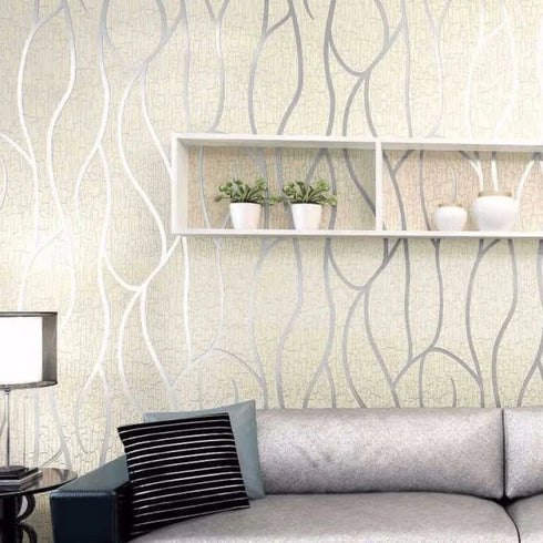 Non-woven Moisture-proof Bedroom Background Wallpaper