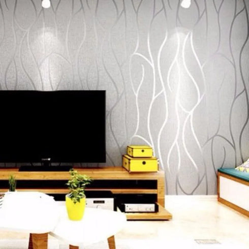 Non-woven Moisture-proof Bedroom Background Wallpaper