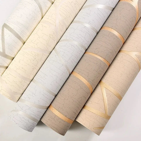 Non-woven Moisture-proof Bedroom Background Wallpaper