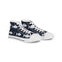 Men's High Top Fashion Sneakers - Marine Life Inspired Fashion Shoes. Unique Men's Gift Shoes. Ocean-Inspired Casual Footwear.