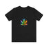 Weed T- shirt. High on Hues Gorilla Unisex Jersey Short Sleeve Tee. Great stoner gift.