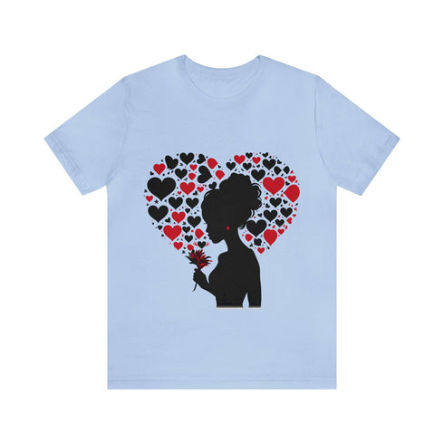 Heartfelt Harmony" Jersey Short Sleeve Tee. G ift for her. Gift for friend.