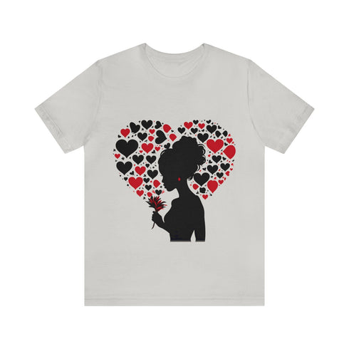 Heartfelt Harmony" Jersey Short Sleeve Tee. G ift for her. Gift for friend.