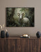 Sheep Wall Decor. Enchanted Forest Dream: Ethereal Sheep in Realistic Oil - Gallery Canvas Wraps, Horizontal Frame. Sheep wallart.