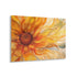 Acrylic Wall Art, Sunflower Acrylic Print, Modern Botanical Art. Office Wall Art. Contemporary Flower Print. Horizontal Wall Decor.